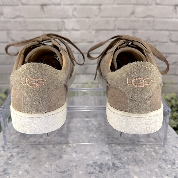 UGG “Milo” Fawn/Tan Soft Suede Lace-up Casual Fashion Sneakers WMS 7M🌟EUC🌟 - Picture 6 of 10